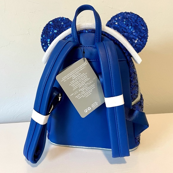 Loungefly Minnie Mouse Wishes Sequined Backpack! Disney Make A Wish! - Picture 5 of 10